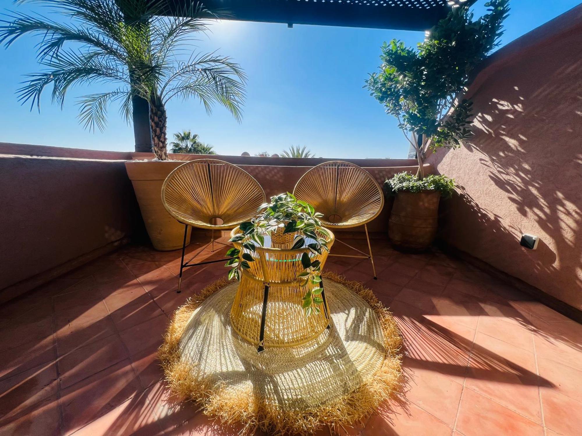 Duplex Atlas Golf Pοοl νieω Seriniτყ & Cαlm Marrakesh