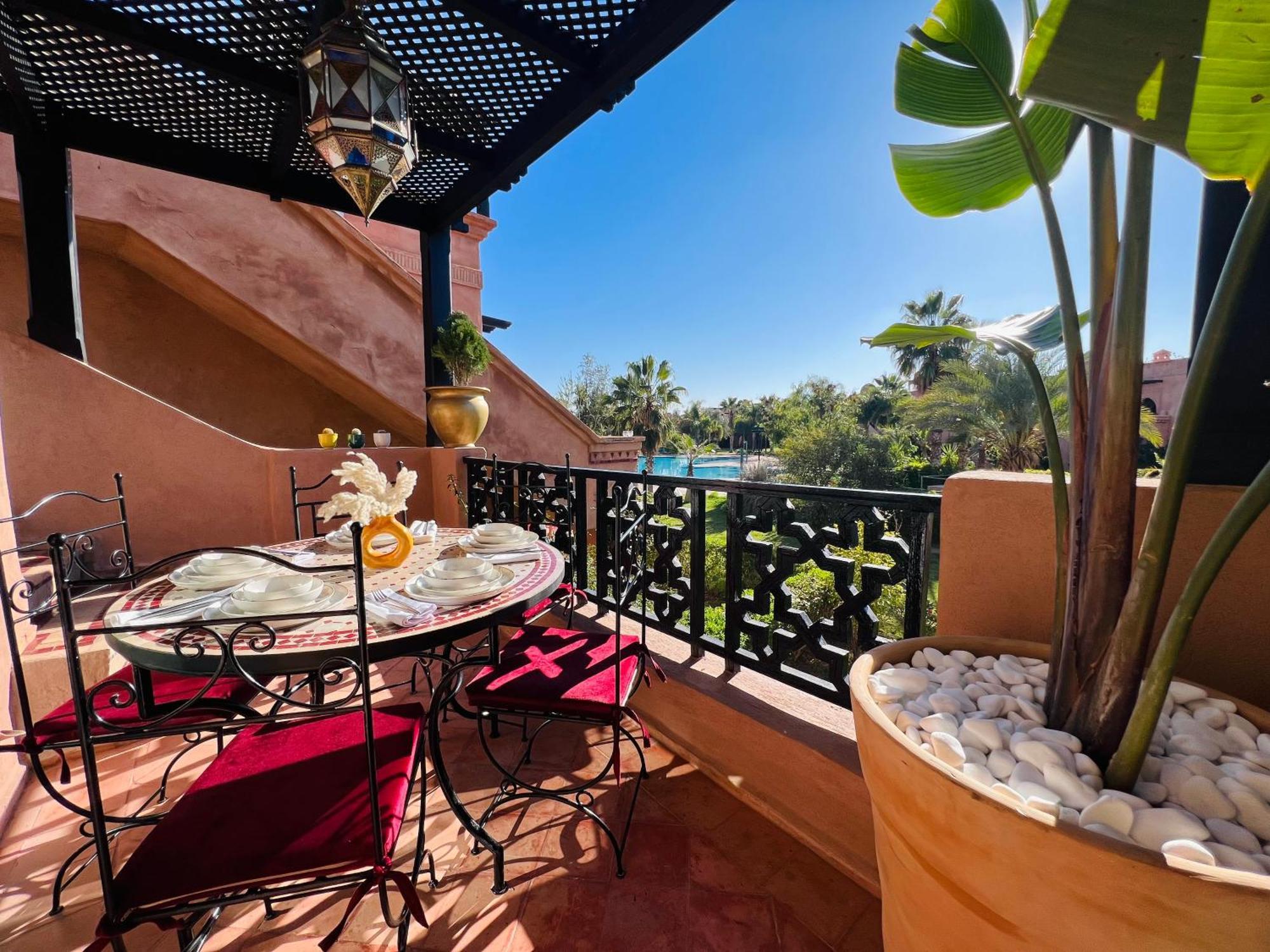 Duplex Atlas Golf Pοοl νieω Seriniτყ & Cαlm Appartement Marrakesh