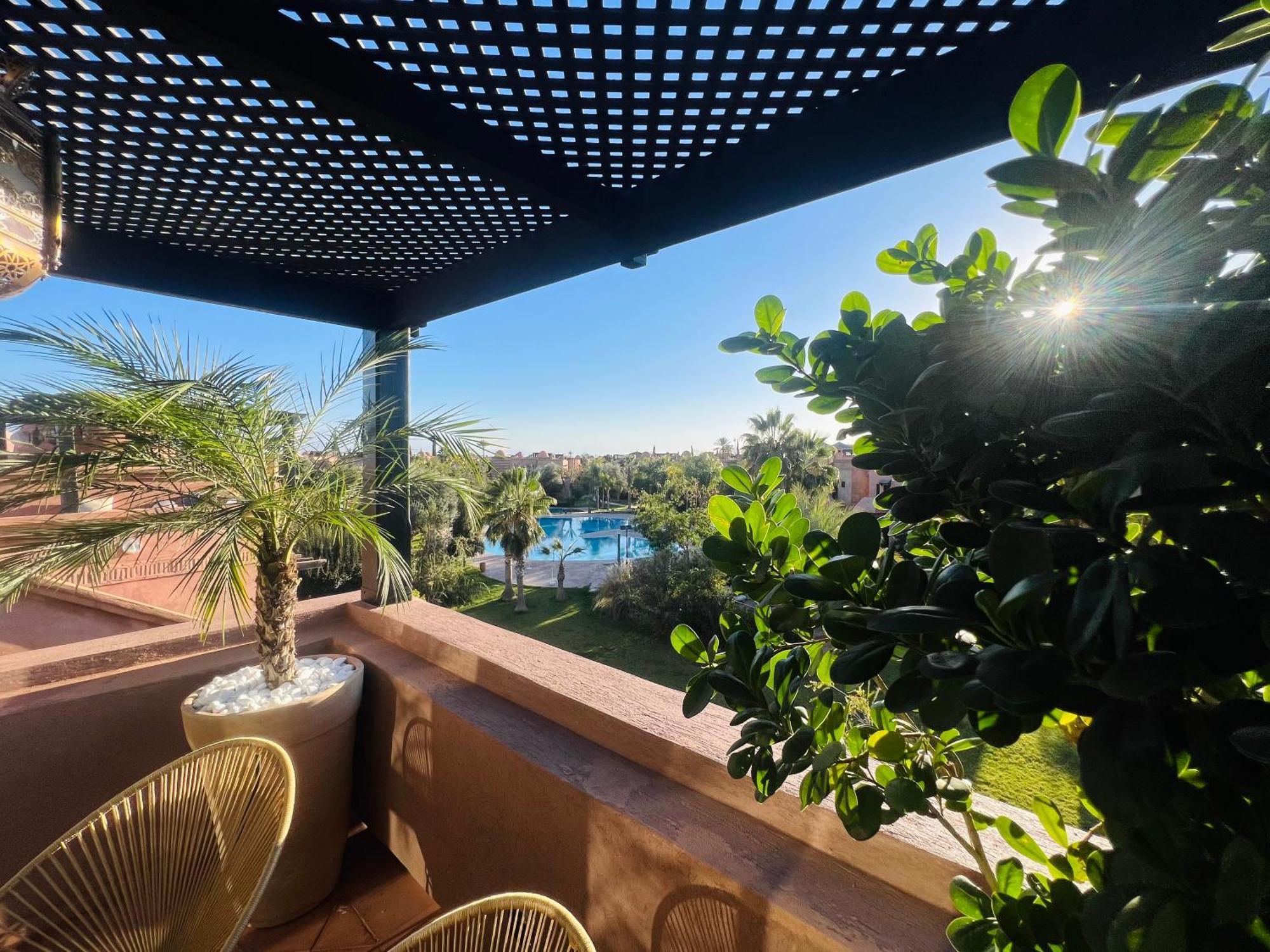 Apartment Duplex Atlas Golf Pοοl νieω Seriniτყ & Cαlm Marrakesch